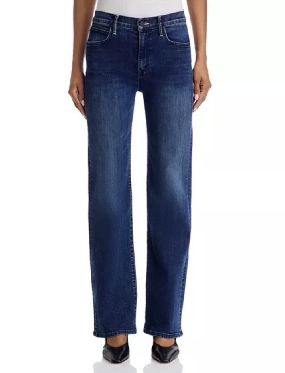 MOTHER The Kick It Jeans Straight Leg in I Put A Spell On You Size 27 NWOT New